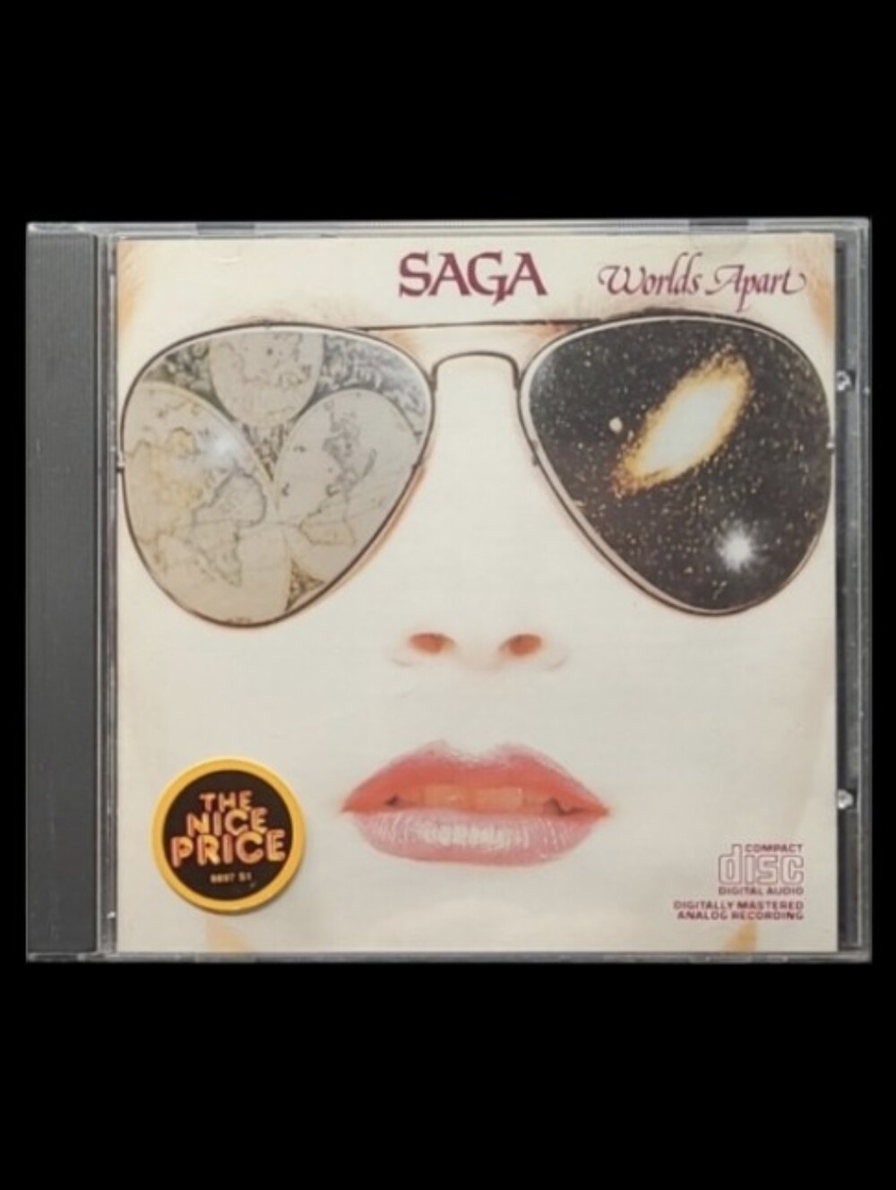 MUSIC CD     1982 "SAGA" WORLDS APART